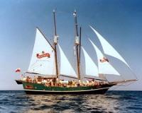 Seagoing staysail schooner
