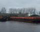 Non propelled top flat barge with boards 500 t