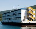 Flotel accomodation barge with 83 cabins